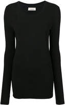 Thumbnail for your product : Laneus fitted knitted top