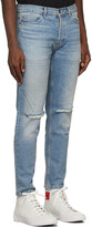 Thumbnail for your product : HUGO BOSS Blue Solid Jeans