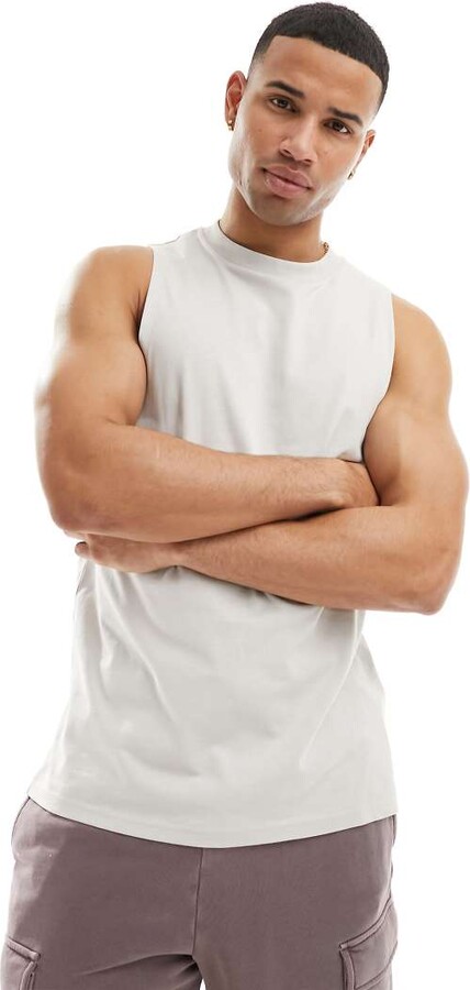 Men Drop Armhole Tank ShopStyle UK