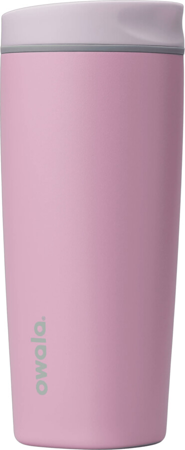 OWALA SmoothSip Stainless Steel Coffee Tumbler, 20oz, Cotton Candy Sky