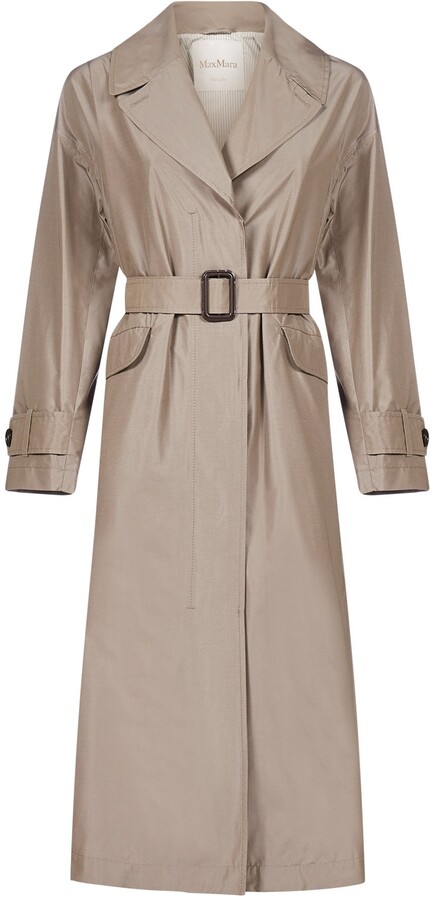 Max Mara The Cube Eimper Belted Trench Coat - ShopStyle