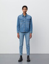 Thumbnail for your product : 2nd Day Samantha Think Twice Denim Jacket In Mid Blue