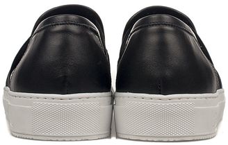Philippe Model Black Leon Slip On Leather Sneakers