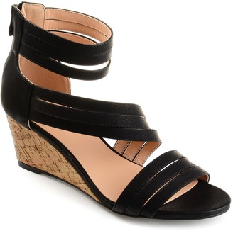 journee collection loki women's wedge sandals