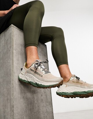 New Balance Running Fresh Foam X More sneakers in beige and green -  ShopStyle