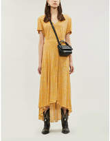 Thumbnail for your product : BA&SH Betina graphic-pattern crepe mini dress