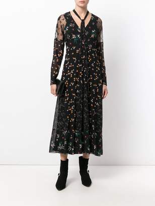 RED Valentino floral printed sheer dress