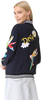 Mira Mikati Embroidered Bomber Jacket