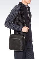 Thumbnail for your product : Emporio Armani Cross Body Bag In Grained Calfskin