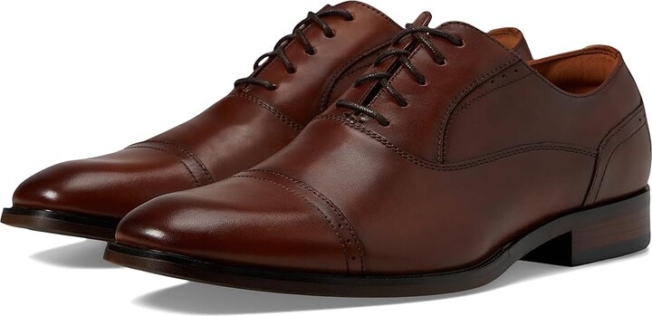 Florsheim Sorrento Cap Toe Oxford Men's Shoes Cognac Smooth : 7 M (D) Leather