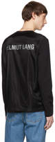 Thumbnail for your product : Helmut Lang Black Overlay Logo Long Sleeve T-Shirt