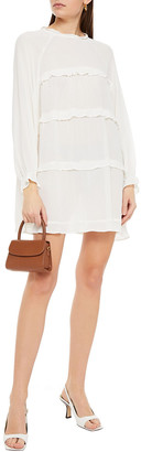 Reformation Tiered Ruffle-trimmed Georgette Mini Dress