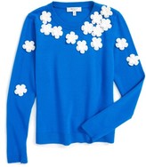 Thumbnail for your product : Milly Minis Girl's Floral Sweater