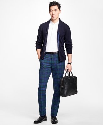 Brooks Brothers Clark Fit Black Watch Chinos