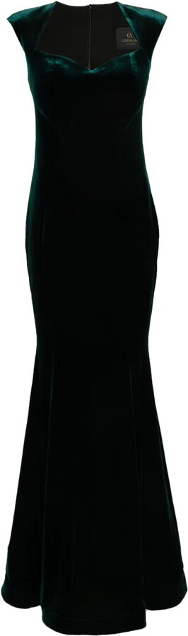 CRISTALLINI Monaco velvet dress