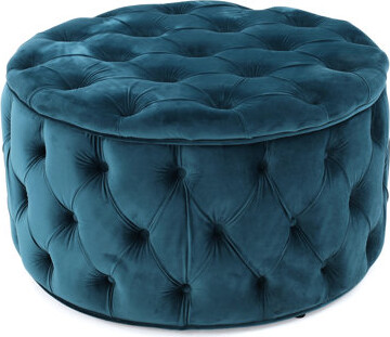 In Teal Velvet Color - 29.5"x29.5"x18", 16.99lb Seat Versatile And , 28.8x28.8x18.39 In, 16.99 Lb