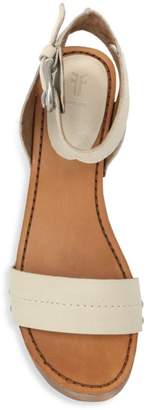 Frye Alva Leather Flatform Sandals