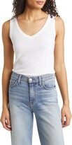 Thumbnail for your product : Caslon V-Neck Organic Cotton Blend Tank Top