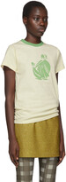 Thumbnail for your product : Lanvin Off-White & Green Printed T-Shirt