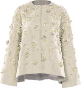 Kaviel Embellished Cotton Tweed Jacke 