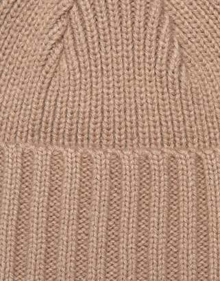 ASOS DESIGN mini fisherman beanie in stone rib knit