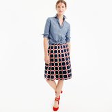 Thumbnail for your product : J.Crew Collection pleated silk skirt in Ratti® geo print
