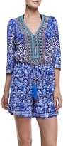 Thumbnail for your product : Camilla Printed Drawstring Short Jumpsuit