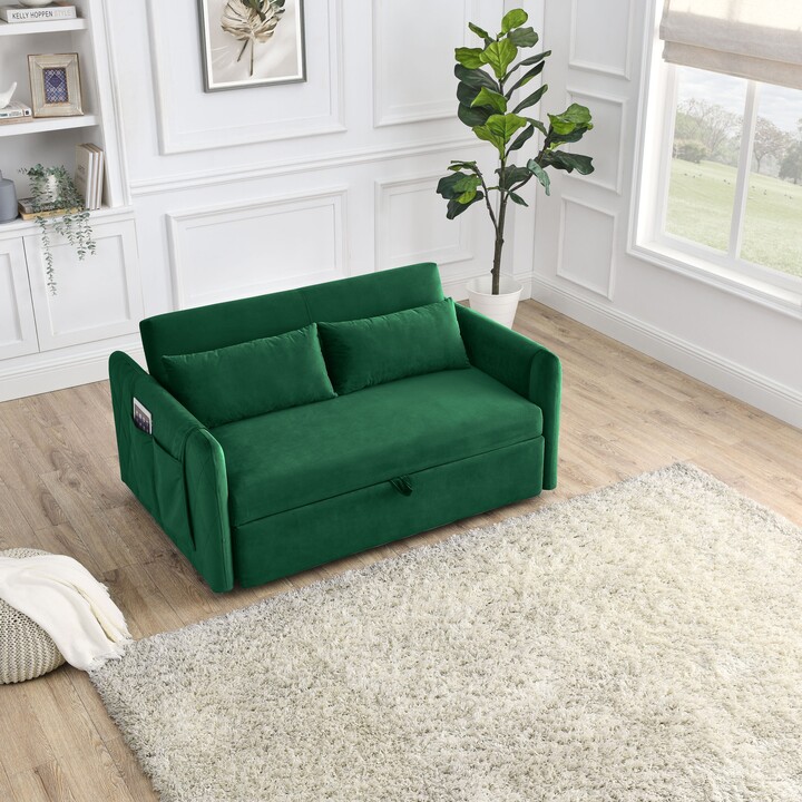 Modern Loveseat Sofa with Pull Out Bed ShopStyle