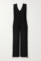 white gauze jumpsuit