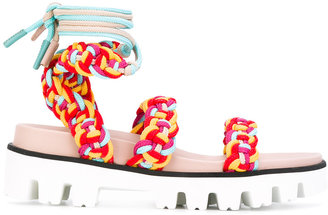 RED Valentino woven sandals