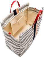 Thumbnail for your product : Clare Vivier Canvas Simple Tote Bag in Cream.