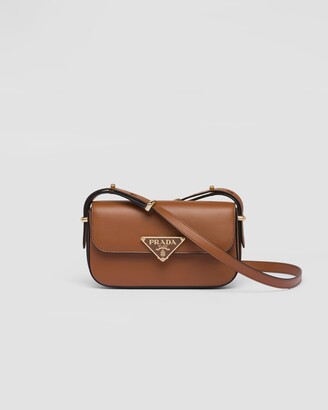 Prada Saffiano Leather Shoulder Bag - ShopStyle