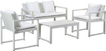 Rosecliff Heights Chester LRG 6 Piece Rattan Sofa Seating Group with Cushions