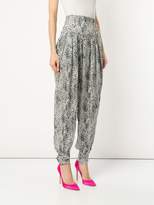 Thumbnail for your product : Alessandra Rich animal-print trousers