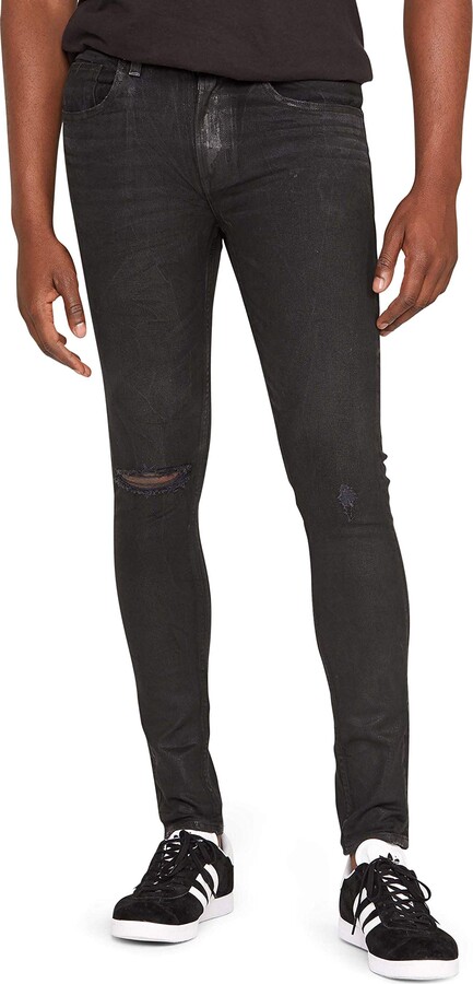 Black Coated Jeans Men | Shop the world's largest collection of fashion |  ShopStyle