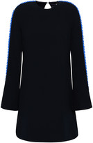 Thumbnail for your product : Galvan Pompom-trimmed crepe mini dress