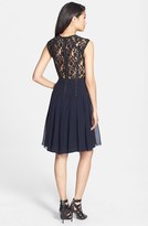 Thumbnail for your product : Rebecca Taylor Silk & Lace A-Line Dress