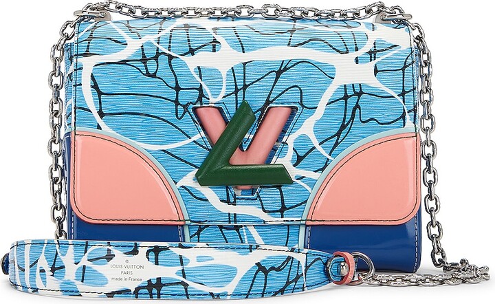 Louis Vuitton Twist MM Shoulder Bag in Baby Blue