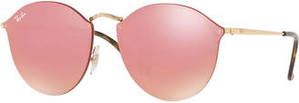 Ray-Ban Mirrored Rimless Sunglasses