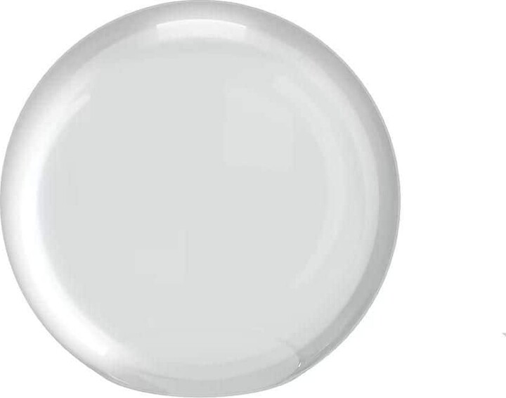 Solus 14 in. Smooth Acrylic White Globe with 5.25 in. Neckless Opening - Fixture Not Included