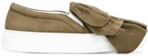 Thumbnail for your product : Joshua Sanders Layered Slip-On Sneakers