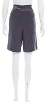 Thumbnail for your product : Alexander Wang High-Rise Knee-Length Shorts