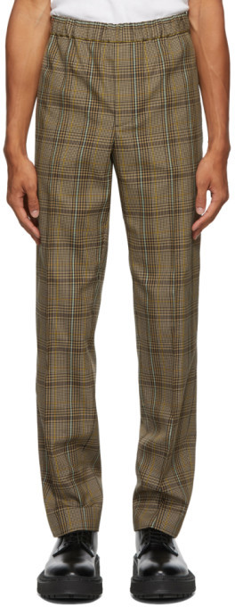 plaid trousers for men
