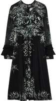 Thumbnail for your product : Philosophy di Lorenzo Serafini Printed Silk-chiffon Dress