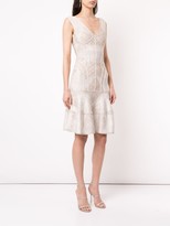 Thumbnail for your product : Herve Leger Fitted Midi Dress