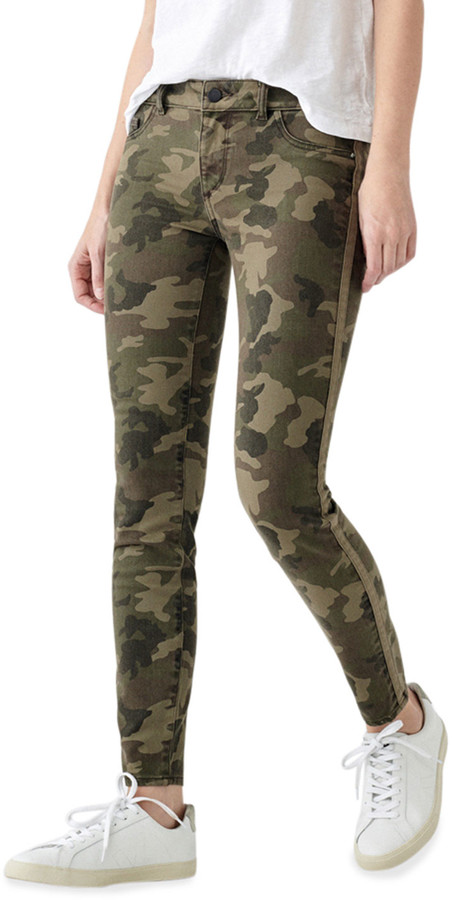 jeans camouflage print