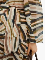 Thumbnail for your product : Marios Schwab Los Bajos Abstract-print Cotton Dress - Pink Multi