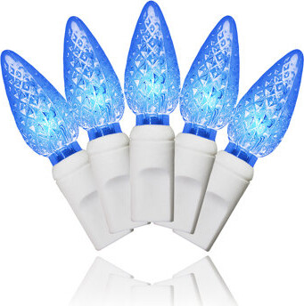 White Wire 4" Spacing Lights