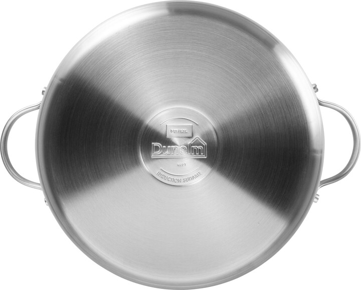 Dunelm Brushed 28cm Shallow Casserole Dish Silver ShopStyle