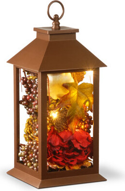 The Holiday Aisle Harvest Arrangement in LED Lamp with Hanging